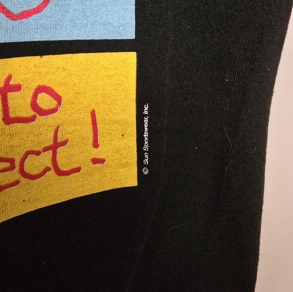 Vtg Fathers Day Report Card Shirt Size Large Black Single Stitch USA 90s Humor - Picture 3 of 9